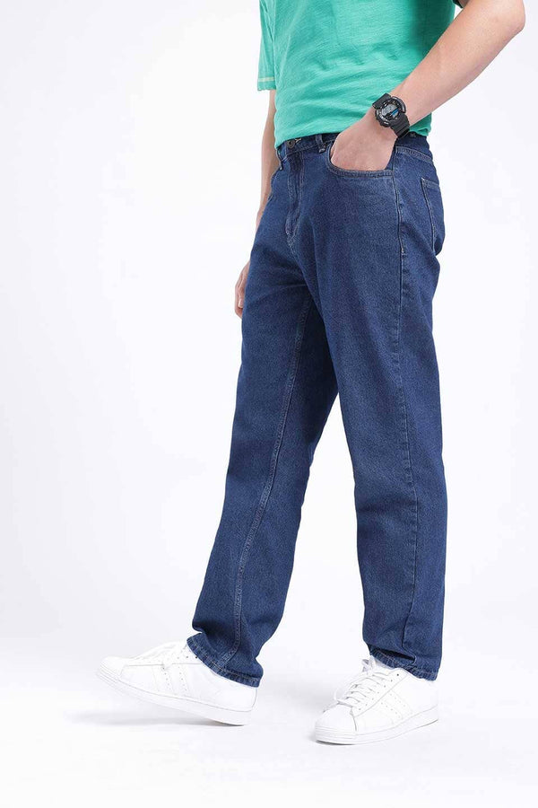 Elo Cut Label Men's Darwin Straight Fit Denim Dark Blue