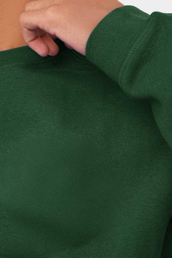 Elo Cut Label Men's Drop-Tail Fleece Sweatshirt Orange