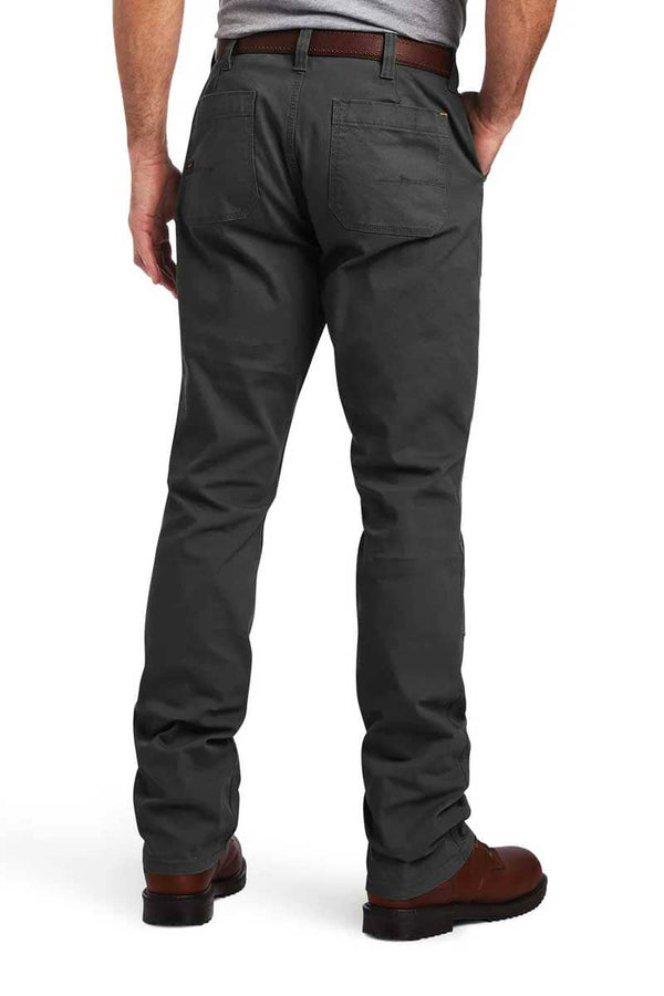 Elo Cut Label Men's Dura Stretch Straight Fit Cotton Pants Graphite