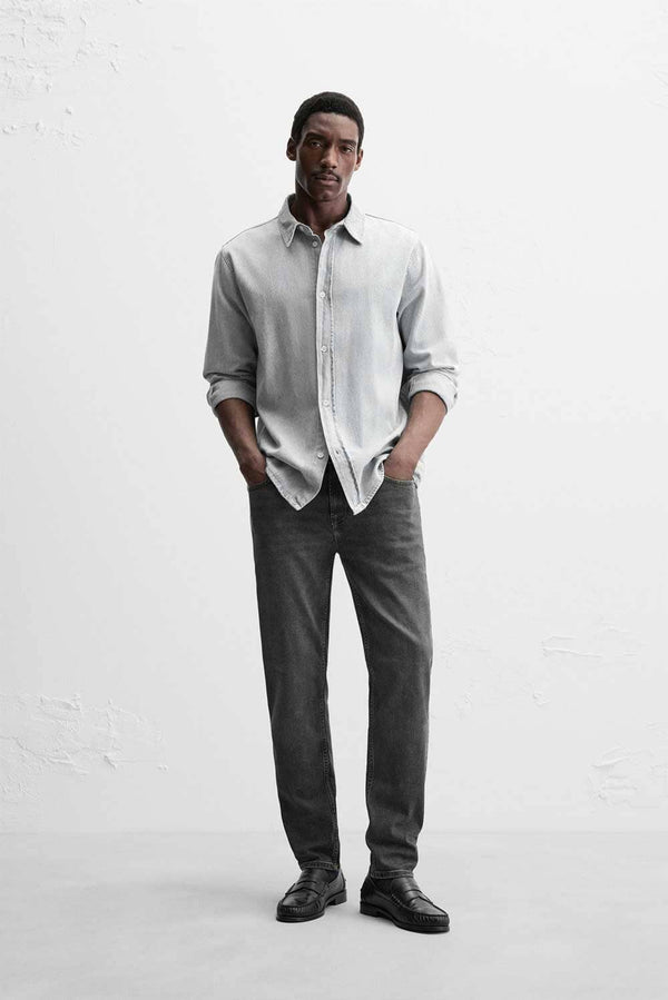 Elo Cut Label Men's Glasgow Regular Fit Denim Black