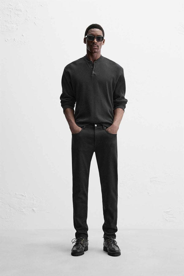 Elo Cut Label Men's Glasgow Regular Fit Denim Black