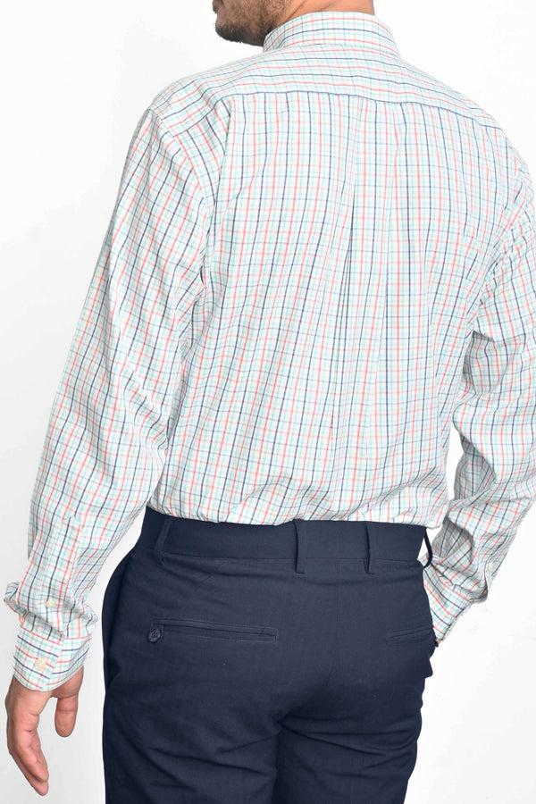 Elo Cut Label Men's Haderslev Check Design Formal Shirt