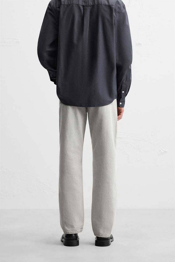 Elo Cut Label Men's Limerick Regular Fit Denim Blue