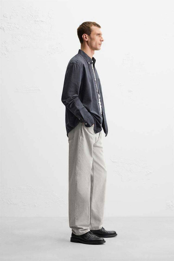 Elo Cut Label Men's Limerick Regular Fit Denim Blue