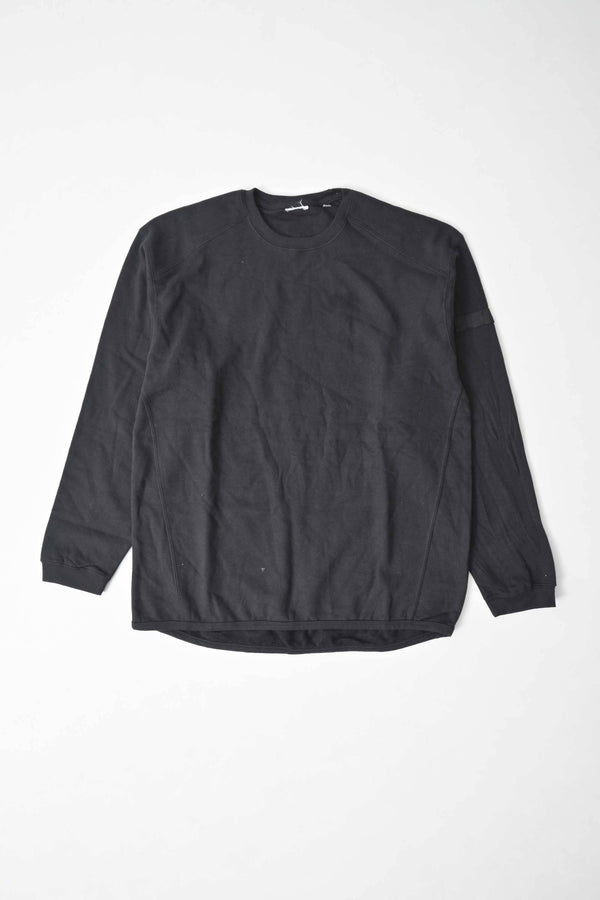 elo Cut Label Men's Long Sleeve Fleece Sweat Shirt Black