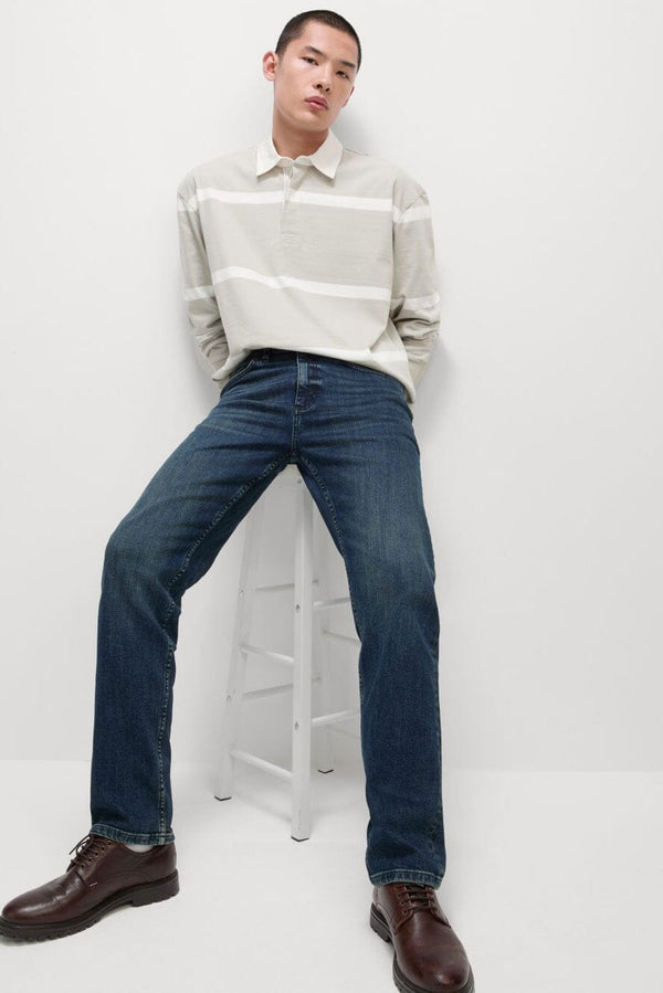 Elo Cut Label Men's Preston Straight Fit Denim Light Blue