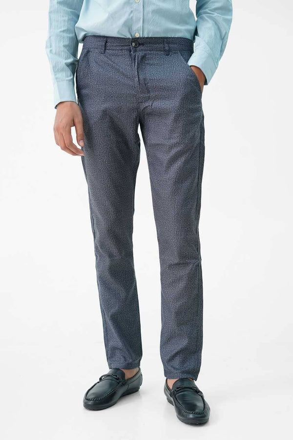 Elo Cut Label Men's Regular Fit Cotton Pants Charcoal