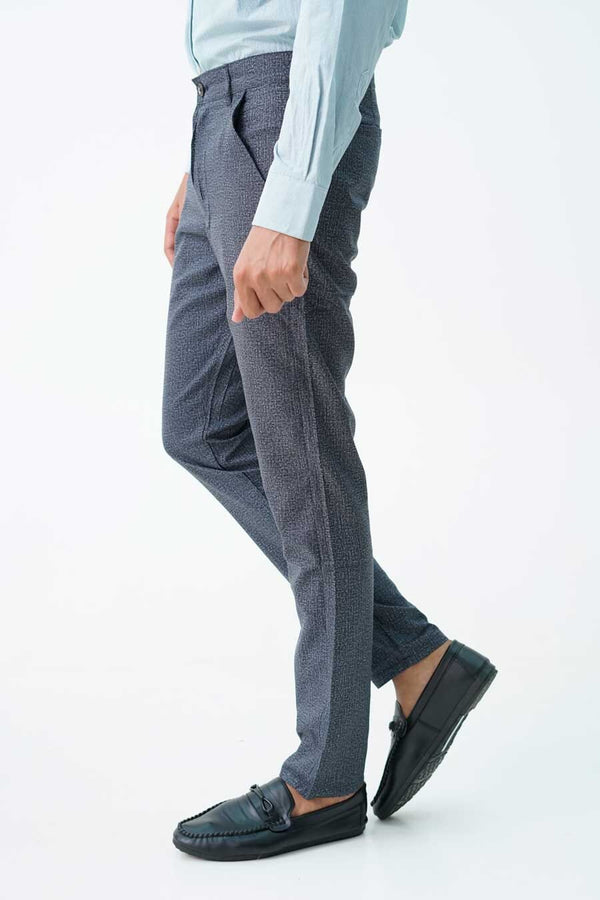 Elo Cut Label Men's Regular Fit Cotton Pants Charcoal