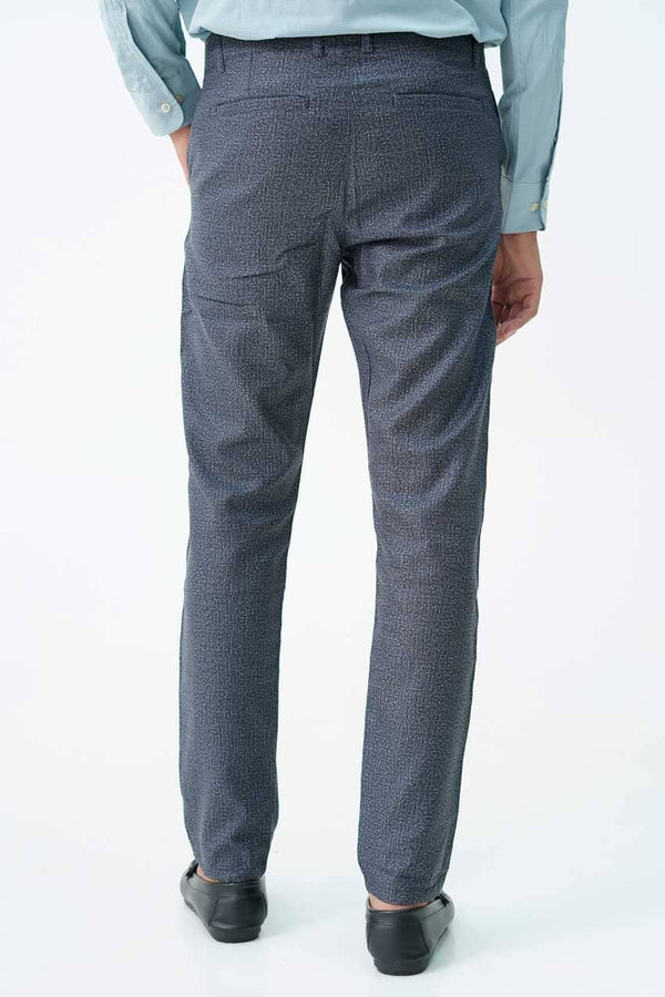 Elo Cut Label Men's Regular Fit Cotton Pants Charcoal