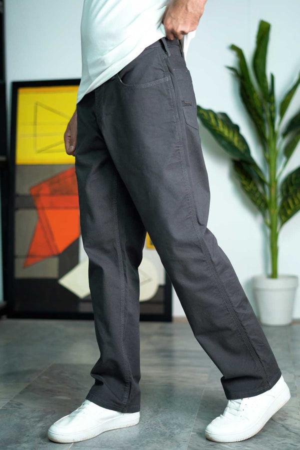 Elo Cut Label Men's Relaxed Tapered Classic Pants Graphite