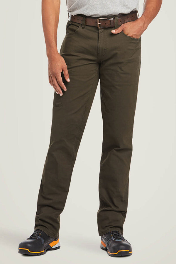 Elo Cut Label Men's Relaxed Tapered Classic Pants Light Brown