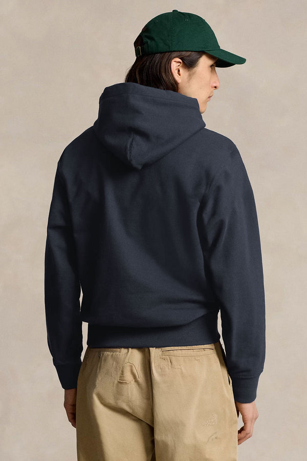 Elo Cut Label Men's Texas Fleece Pullover Hoodie Navy