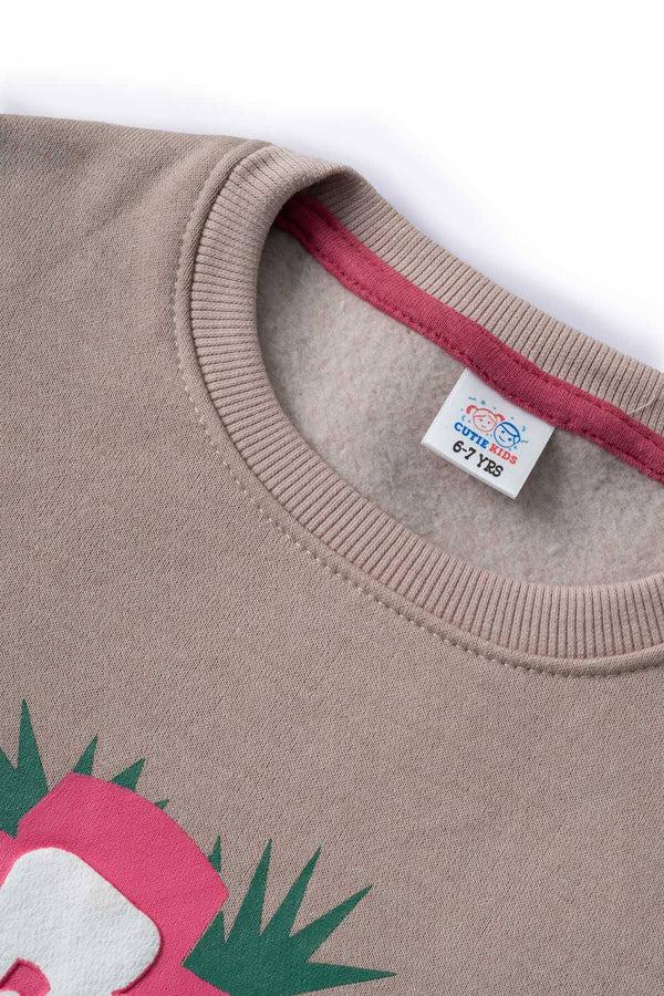 Elo Cutie Kid's Beach Club Fleece Sweatshirt Light Turquoise