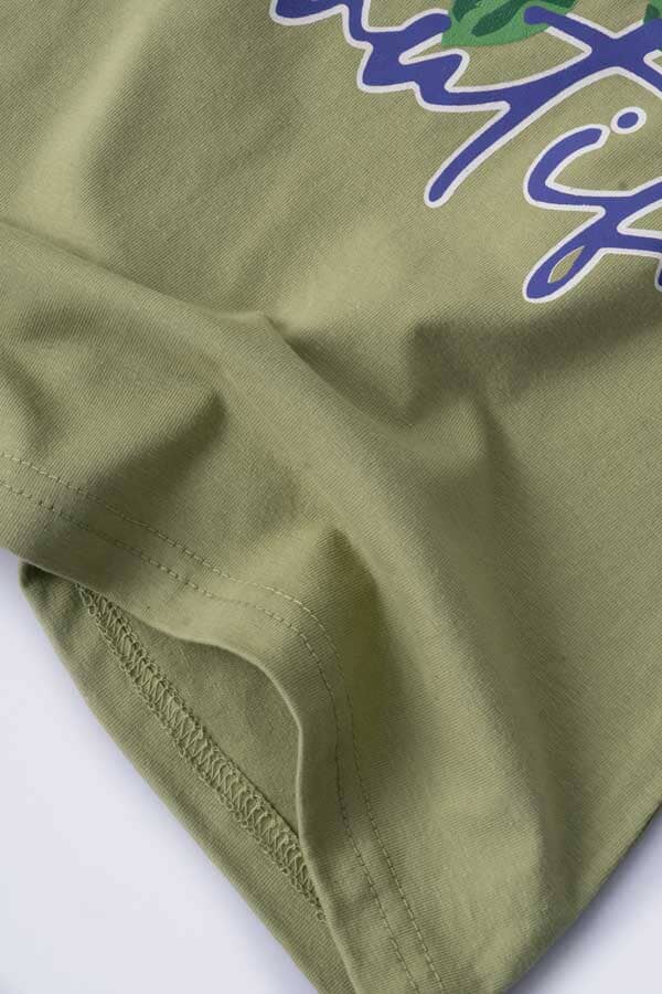 Elo Cutie Kid's Beautiful Printed Tee Shirt Mint Green