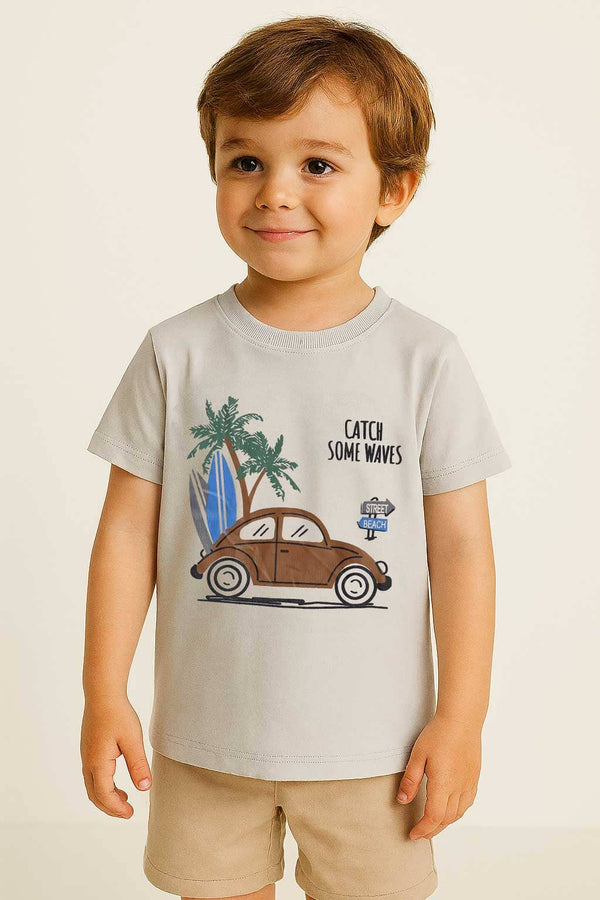 Elo Cutie Kid's Catch Some Waves Tee Shirt Light Navy