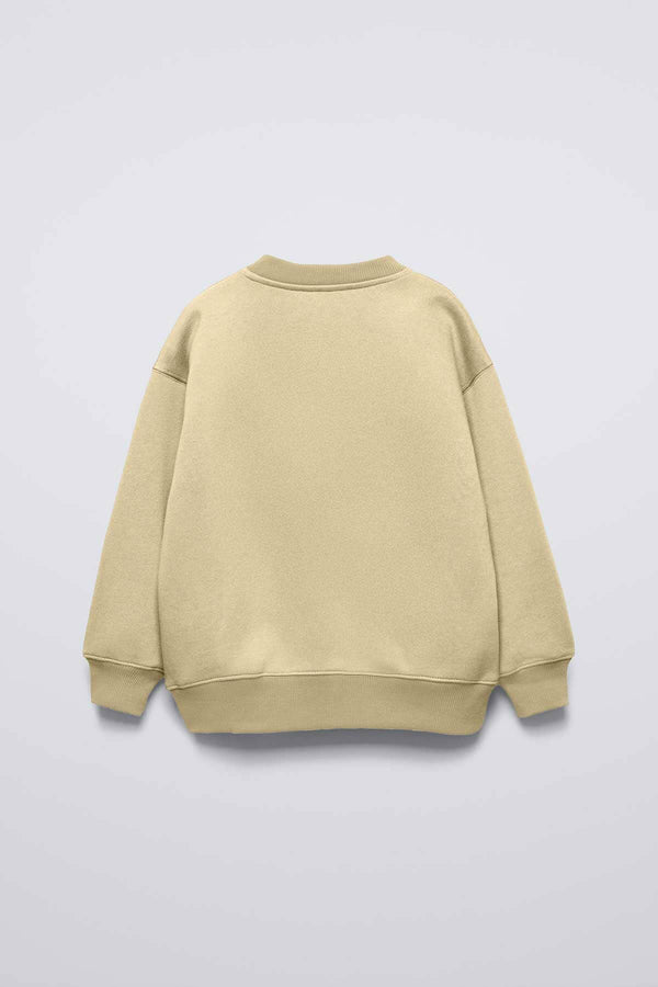 Elo Cutie Kid's Tom & Jerry Printed Fleece Sweatshirt Light Yellow