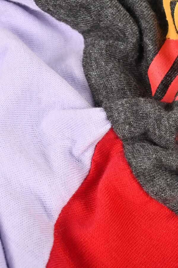 Elo Cutie Kid's Wexford Tiger Printed Panel Design Tee Shirt Charcoal & Olive