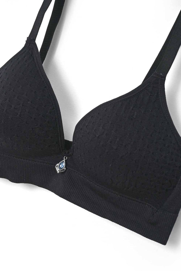 Elo Daishangfei Women's Classic Foam Padded Bra Black