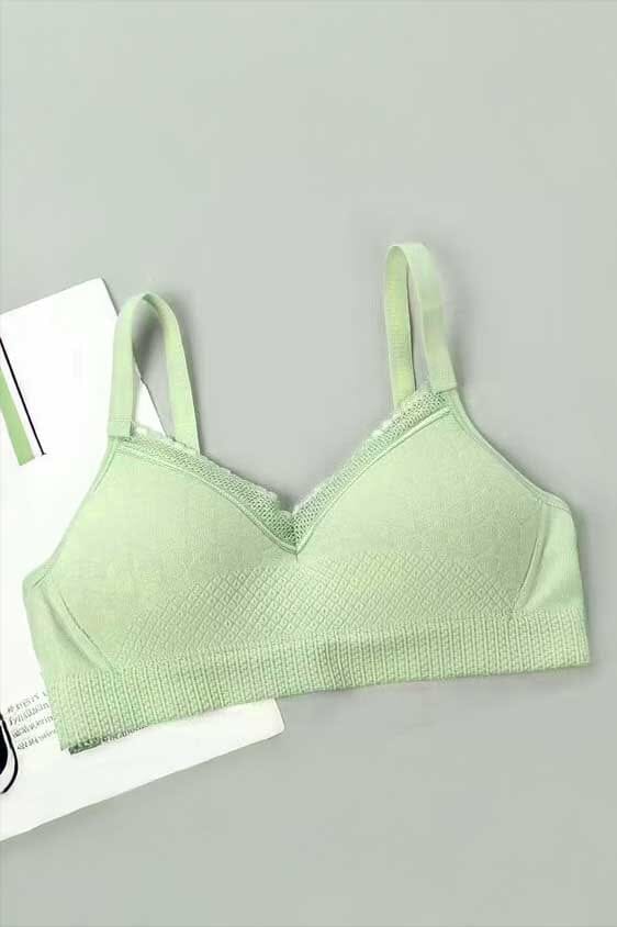elo Daishangfei Women's Foam Push Up Padded Bra Mint Green