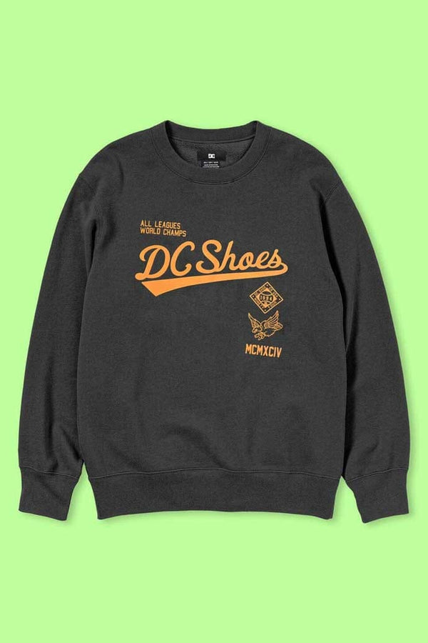 Elo DC Men's All Leagues World Champs Printed Crew Neck Fleece Sweat Shirt Graphite