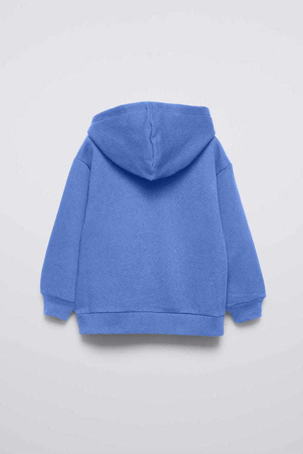 Elo Delta Kid's Core Free Printed Pullover Hoodie Navy