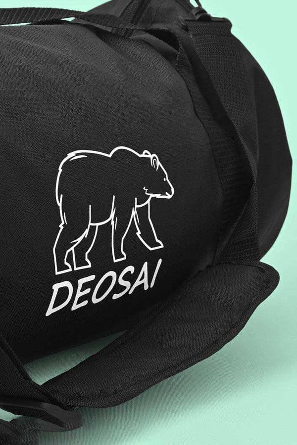 Elo Deosai Printed Strips Style Duffle/Gym Bag Navy