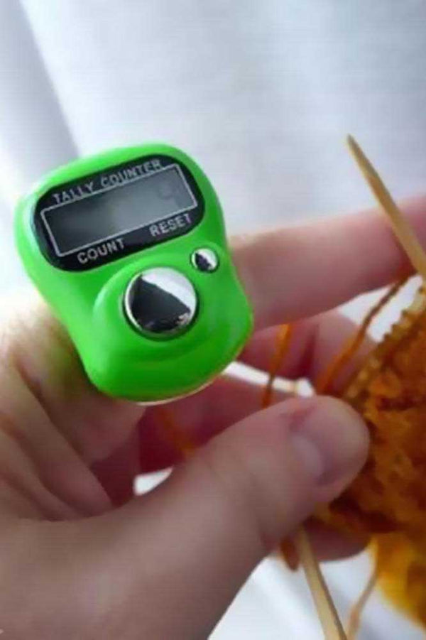 Elo Digital Tasbeeh LCD Display Finger Tally Counter Green