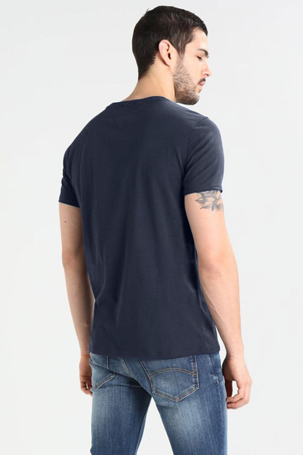 Elo Don't Think Twice Men's Liberty Printed Short Sleeve Tee Shirt Navy