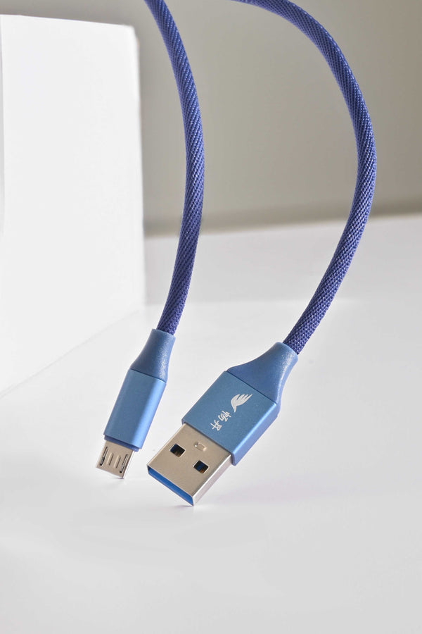 Elo Durable Android Fast Charging Cable - 1 Meter Navy