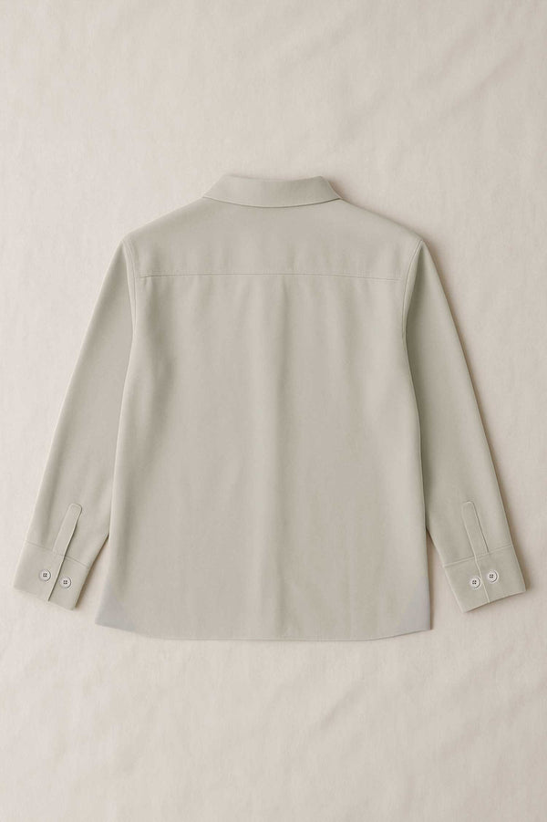 Elo East West Women's Dual Pocket Casual Shirt Beige