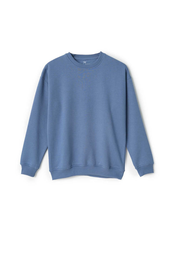 Elo East West Women's Fleece Sweat Shirt Powder Blue