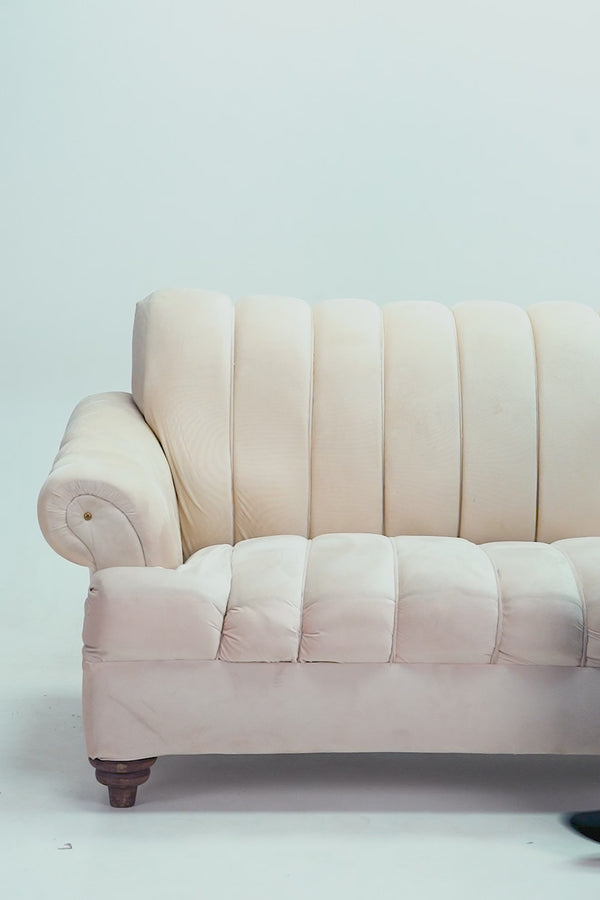 Elo East West Women's Ruffle Hem Peplum Shirt White