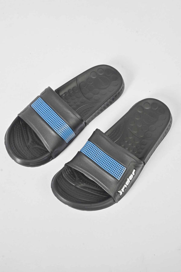 Elo Aerofit Men's Rider Comfort Slides Black & Blue