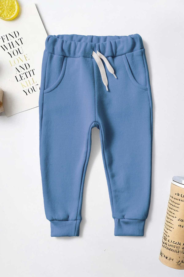 elo Baby Club Kid's Fleece Jogger Pants Blue