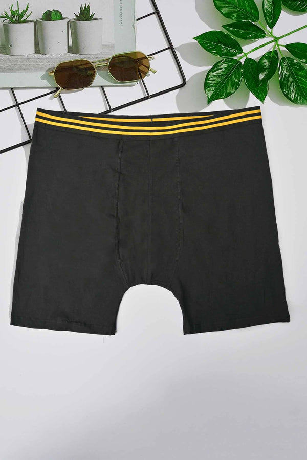 Elo Big Sizes Men's Boxer Shorts Black & Blue