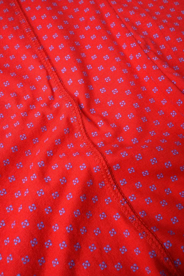 Elo Big Sizes Men's Printed Boxer Shorts Red & Navy