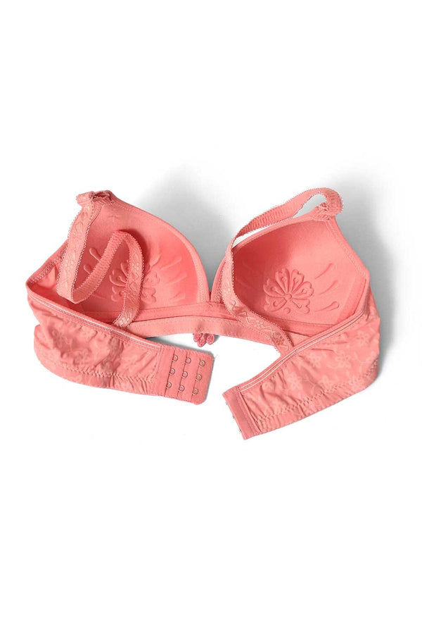 Elo Binmei Women's Foam Padded Bra Hot Pink