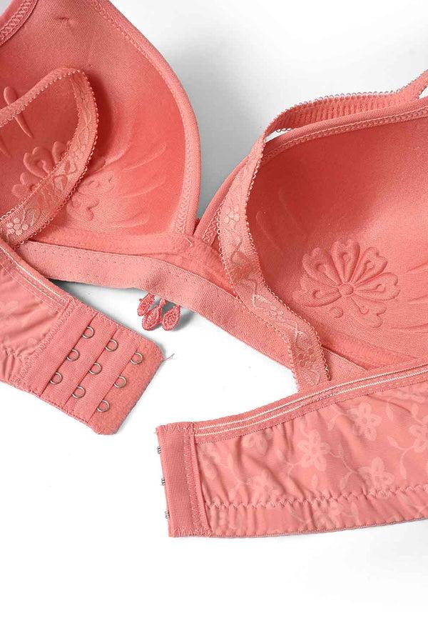 Elo Binmei Women's Foam Padded Bra Hot Pink