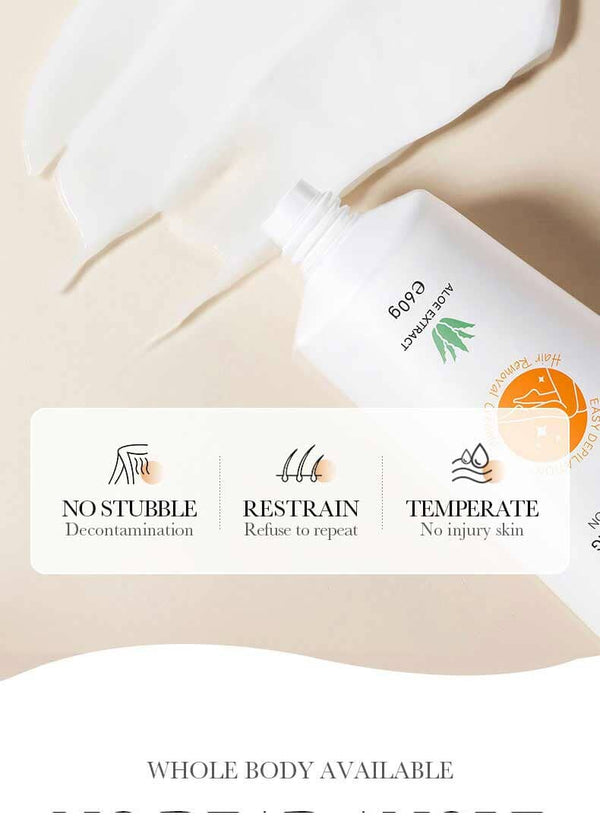 Elo Bioaqua Aloe Vera Mild Hair Removal Cream - 60g