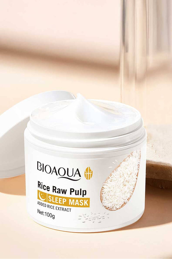 elo Bioaqua Rice Raw Pulp Brighten Sleeping Mask