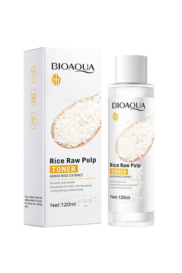 Elo Bioaqua Rice Raw Pulp Face Toner - 120ml