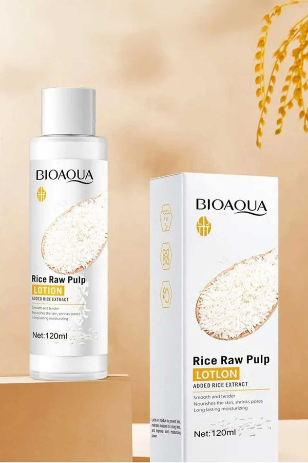 elo Bioaqua Rice Raw Pulp Lotion - 120ml