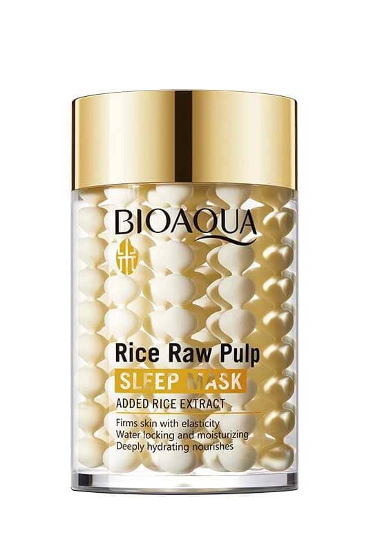 Elo Bioaqua Rice Raw Pulp Sleep Mask
