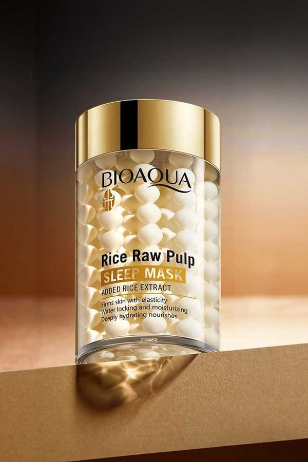 elo Bioaqua Rice Raw Pulp Sleep Mask