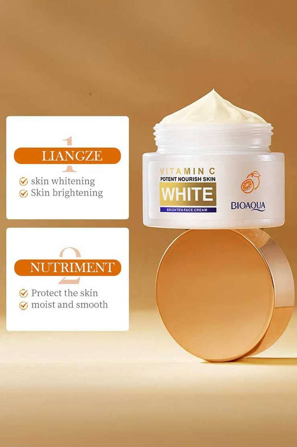 Elo Bioaqua Vitamin C Brighten Face Cream - 50g