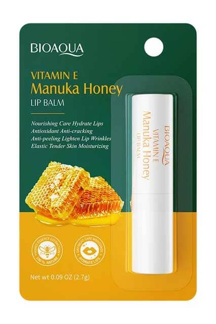 Elo Bioaqua Vitamin E Manuka Honey Lip Balm - 2.7g