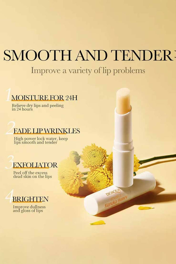 Elo Bioaqua Vitamin E Manuka Honey Lip Balm - 2.7g