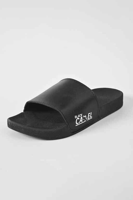 Elo Black Camel Men's Blitar Soft Slides Black