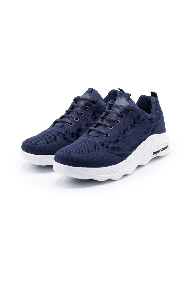 Elo Black Camel Men's Lace-Up Sneakers Navy