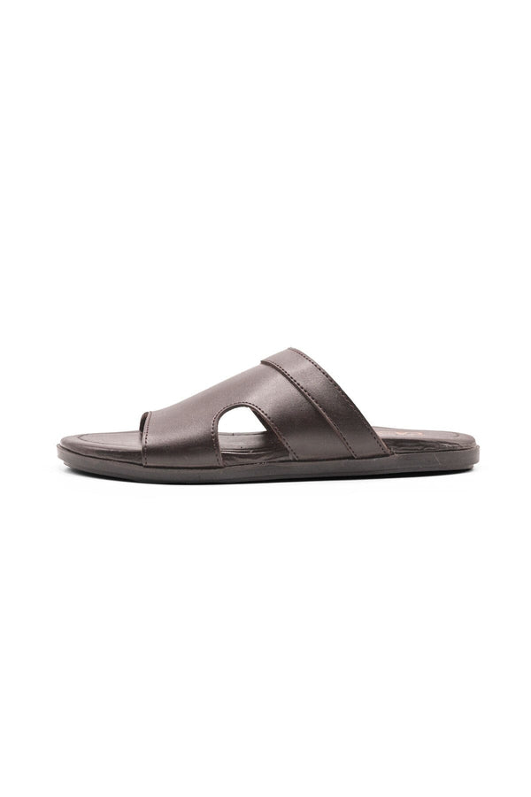 Elo Black Camel Men's Open Toe Chappal Brown